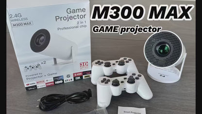 Proyector 2 en 1 con videojuegos
